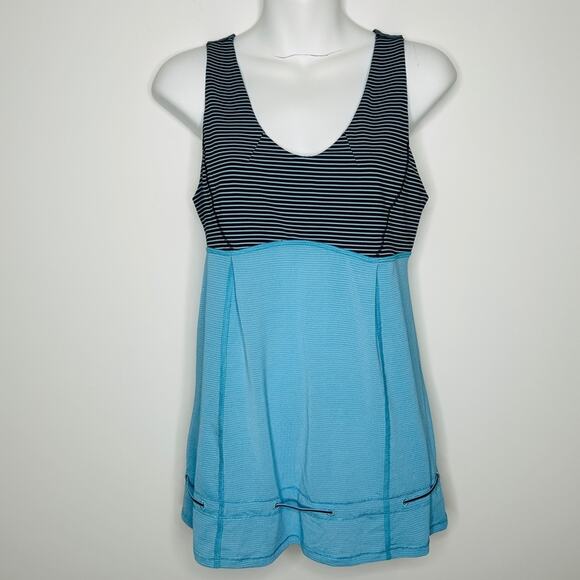 LULULEMON ATHLETICA Hustle & Bustle Tank Top Size 8 Workout Fitness Activewear - Picture 2 of 10
